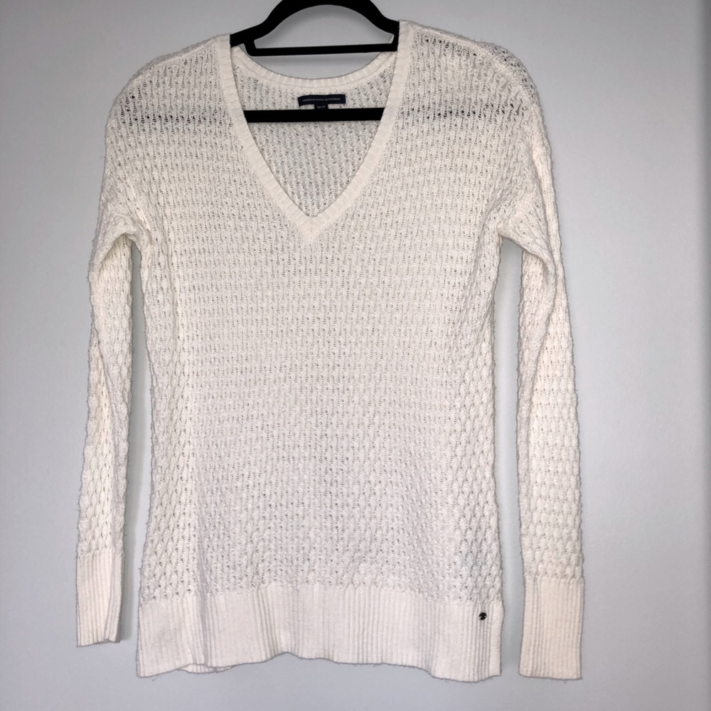 White Knit Sweater